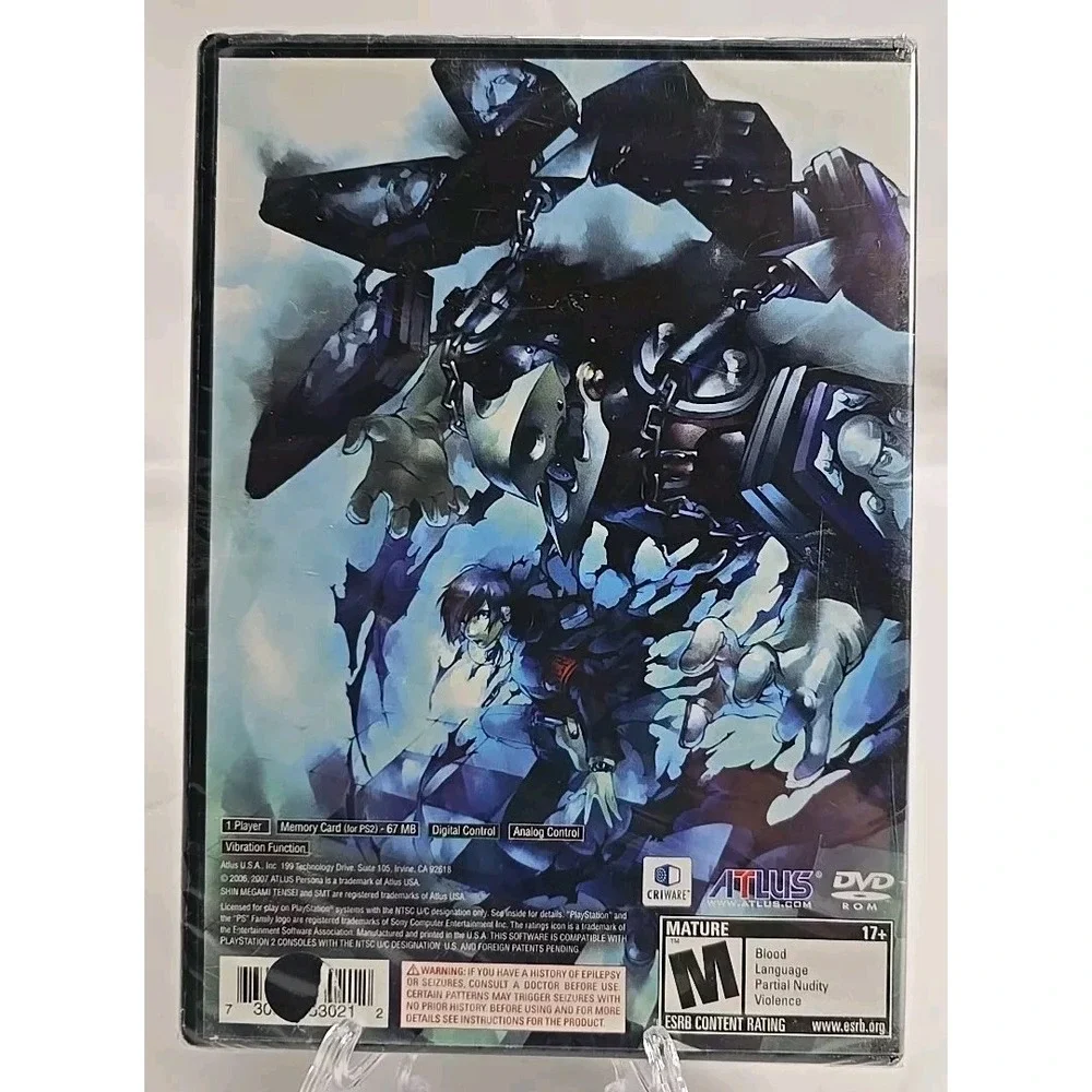 NEW SEALED Shin Megami Tensei: P3 Persona 3 Ps2‎ (Sony PlayStation 2, 2007) NTSC